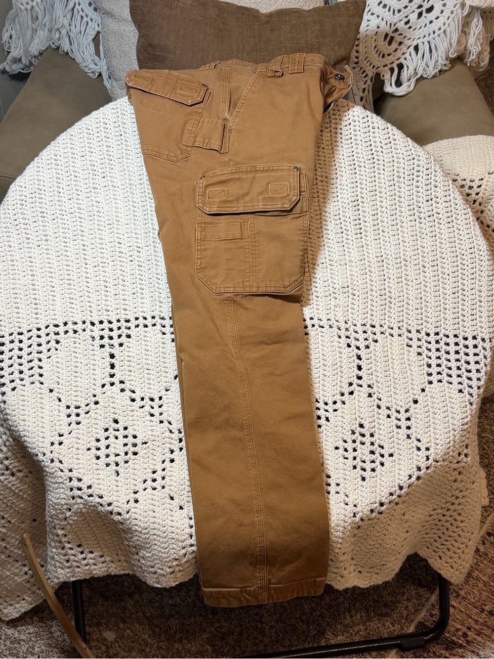 Duluth Trading Co Brown Men's Cargo Pants with Utility Pockets